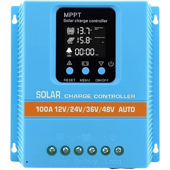 Solar Charge Controller 100A LCD Dual USB