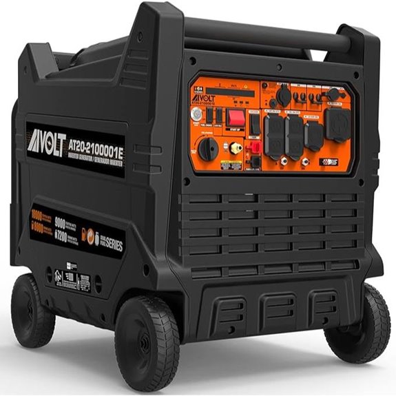 AIVOLT 10,000W Dual Fuel Portable Inverter Generator