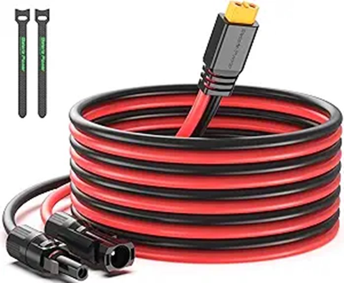 Solar Power XT60 Charge Extension Cable (10Ft)