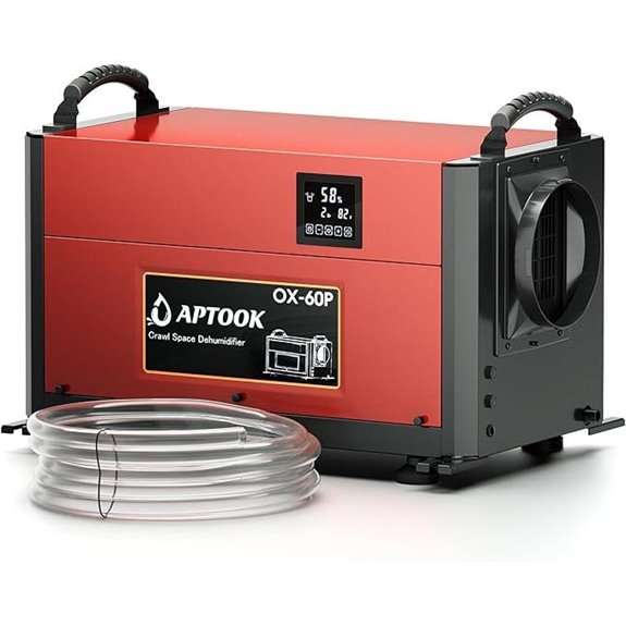 110 Pint Commercial Dehumidifier with Remote & Drain