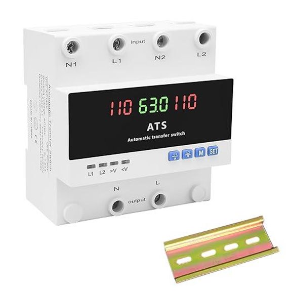 Automatic 110V Transfer Switch with LED Display
