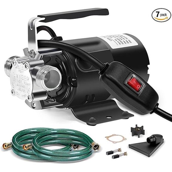 Water Transfer Pump 115V with Hoses Kit