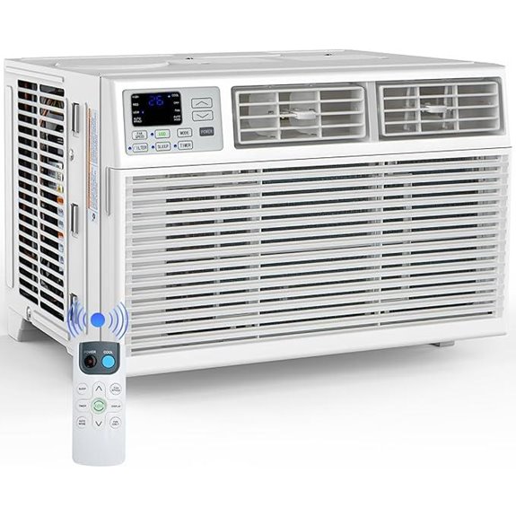 12000 BTU Window AC with Remote Timer & Dehumidifier