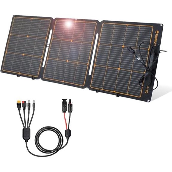 120w portable solar panel