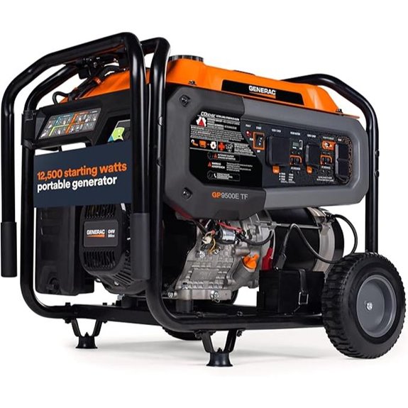 Generac 12,500W Tri-Fuel Portable Generator with Electric Start