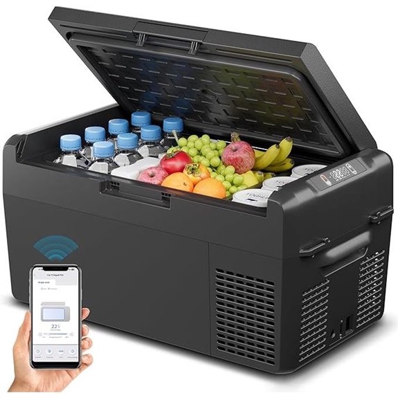 12V Portable Car Refrigerator Cooler 21QT