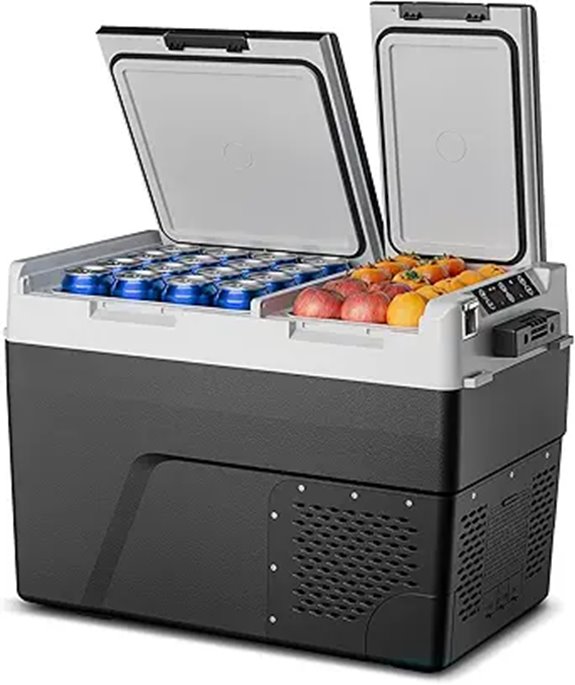 12V Dual Zone Car Refrigerator 50QT (48L)