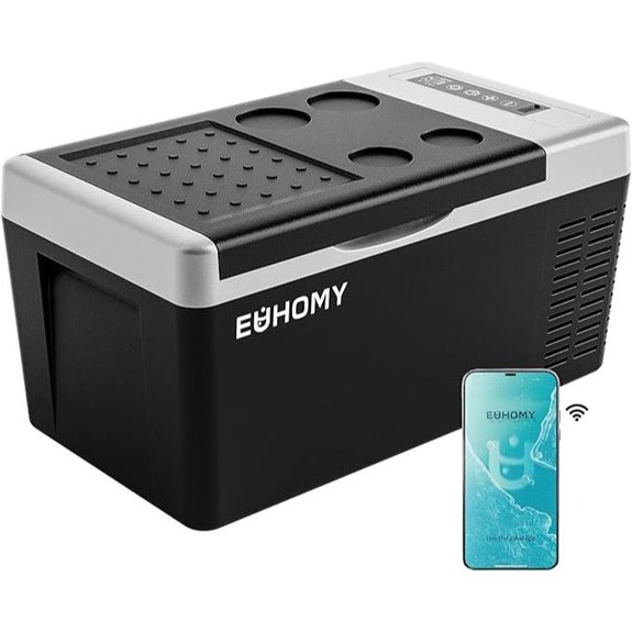 EUHOMY 12V Portable Compressor Refrigerator Cooler