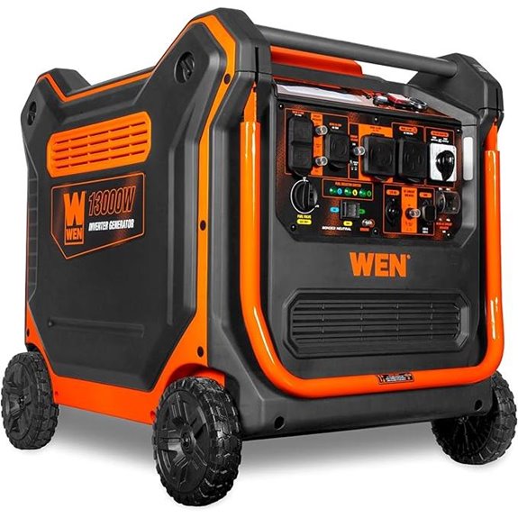 WEN 13,000W Tri-Fuel Inverter Generator with Electric Start