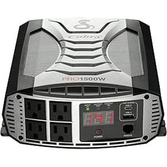 Cobra PRO 1500W Power Inverter with USB and Remote