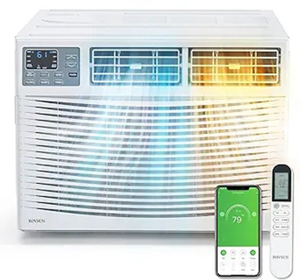 ROVSUN 18000 BTU Window AC & Heater with Smart Control