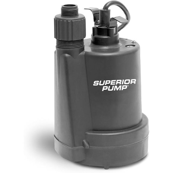 Superior Pump 91250 1800GPH Submersible Utility Pump