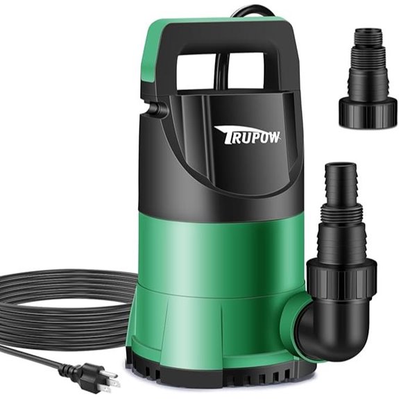 1 HP Submersible Water Pump for Pool and Drainage