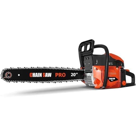 20-Inch Gas Chainsaw with Dual Fuel Tanks