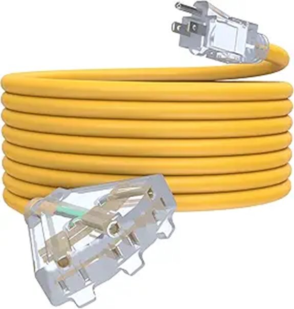 25Ft 12/3 Outdoor Extension Cord with 3 Outlets
