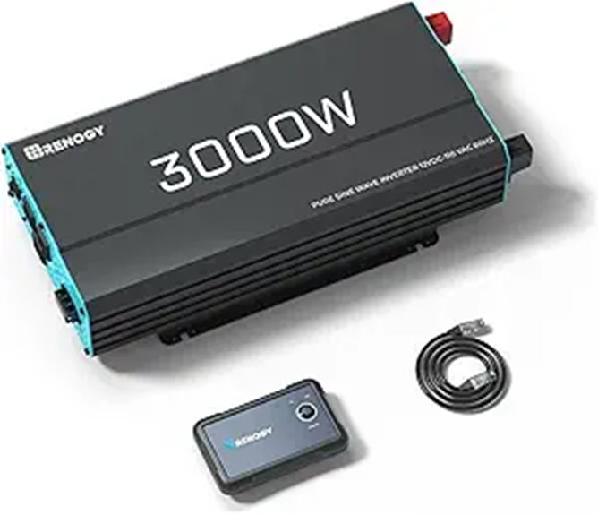 Renogy 3000W Pure Sine Wave Inverter with Remote