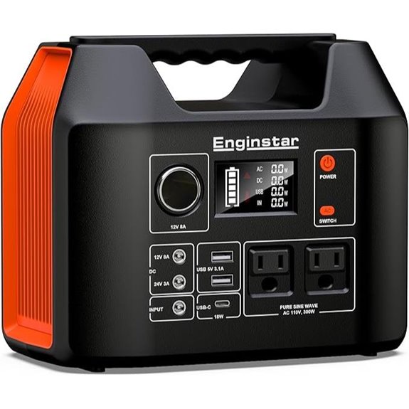 EnginStar 300W Portable Power Station with AC Outlet
