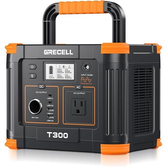 300w portable solar generator