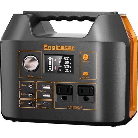 EnginStar 300W Portable Solar Power Station