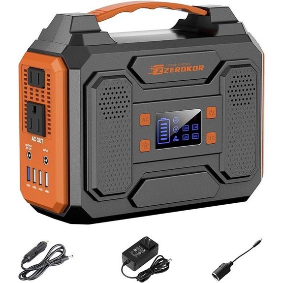 Portable 300W Solar Generator Power Bank for Outdoors