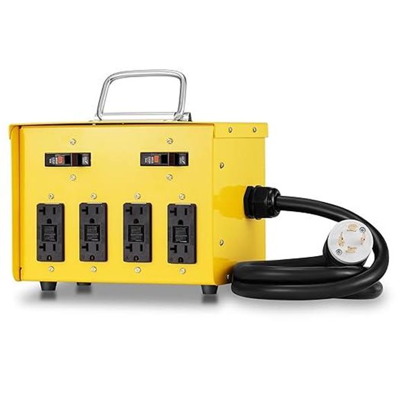 30A Twist-Lock Power Distribution Box with GFCI Outlets