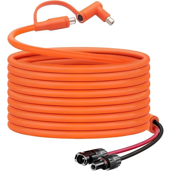 30FT MC4 to 8mm Adapter Cable for Solar Power