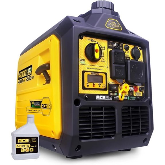 Aceup 4000W Dual Fuel Inverter Generator