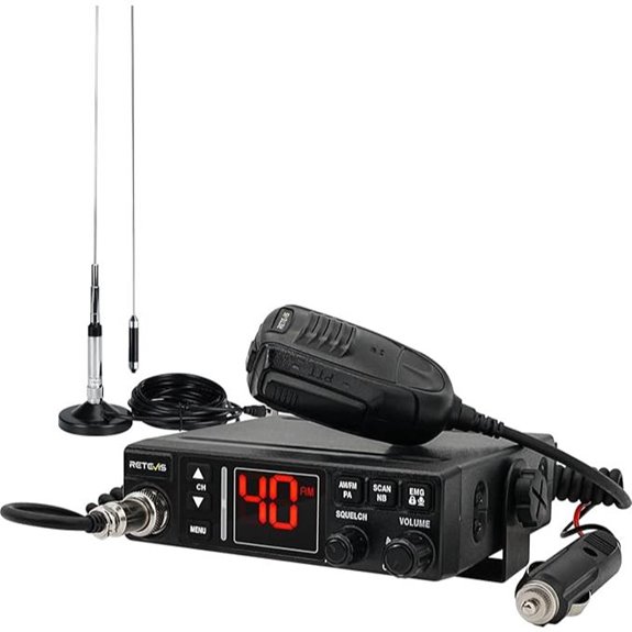 Retevis MB3A 40-Channel CB Radio Kit with Antenna