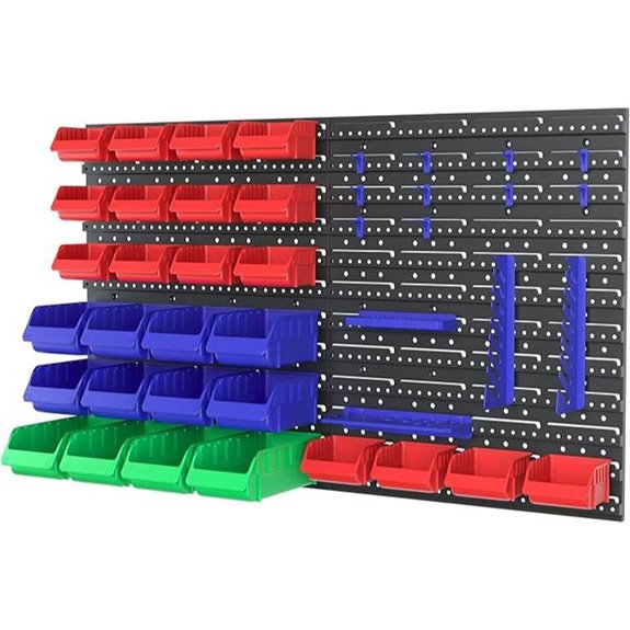 WORKPRO 44-Piece Pegboard Wall Organizer System