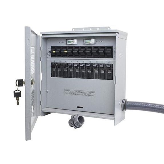 R510A Pro/Tran2 50-Amp 10-Circuit Transfer Switch