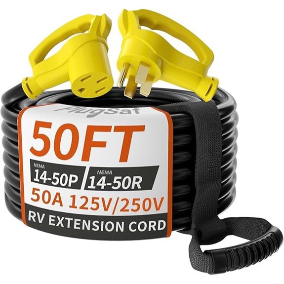50 ft NEMA 14-50 RV/EV Extension Cord Waterproof