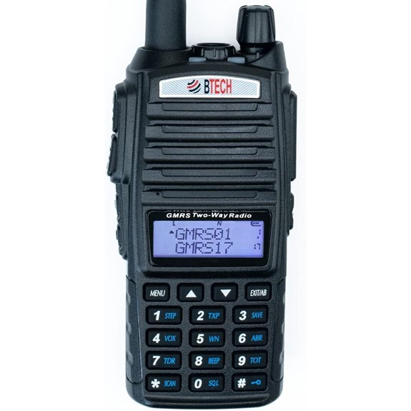 BTECH GMRS-V2 5W Two-Way Radio with NOAA Weather
