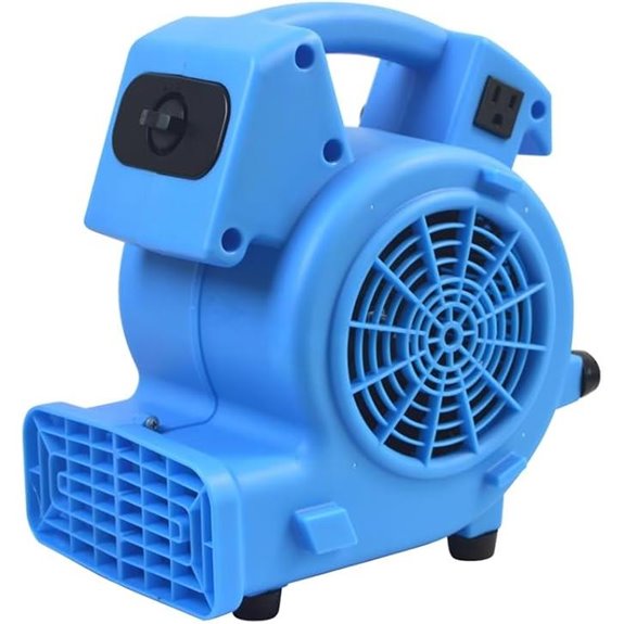 WWD00 1/8 HP 600 CFM Carpet Dryer Floor Fan