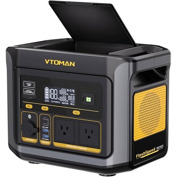 VTOMAN FlashSpeed 600 Portable Power Station 600W