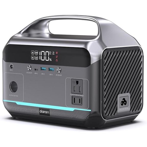 Portable 600W Solar Power Station with AC Outlets