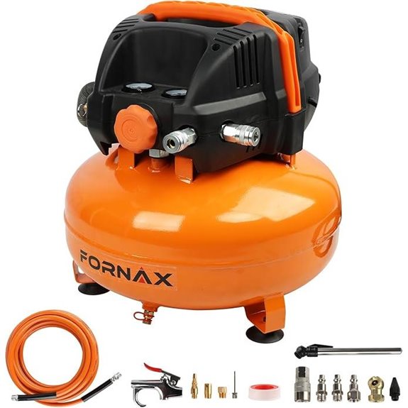 FORNAX 6-Gallon Portable Air Compressor with Accessories