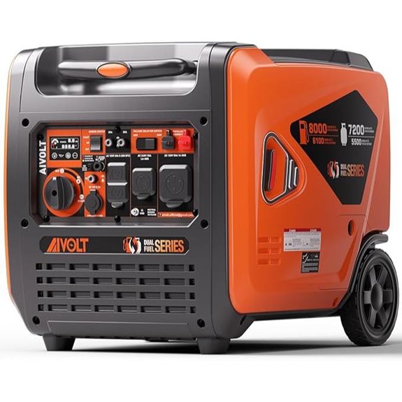 AIVOLT 8000W Dual Fuel Inverter Generator