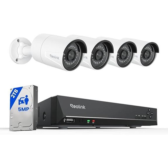 REOLINK 8CH 5MP Security Camera System with NVR