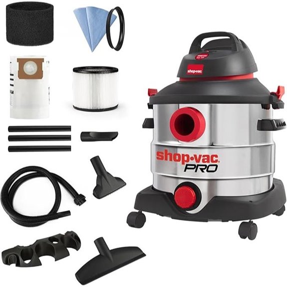 Shop-Vac 8 Gallon Wet/Dry Vacuum with Attachments