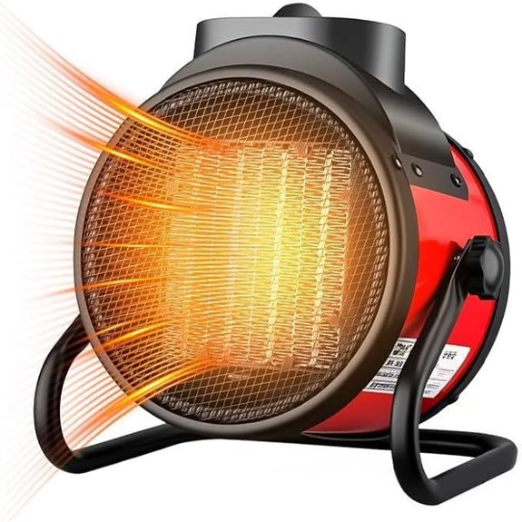Saker Portable 2000W-3000W Space Heater with Adjustable Angle