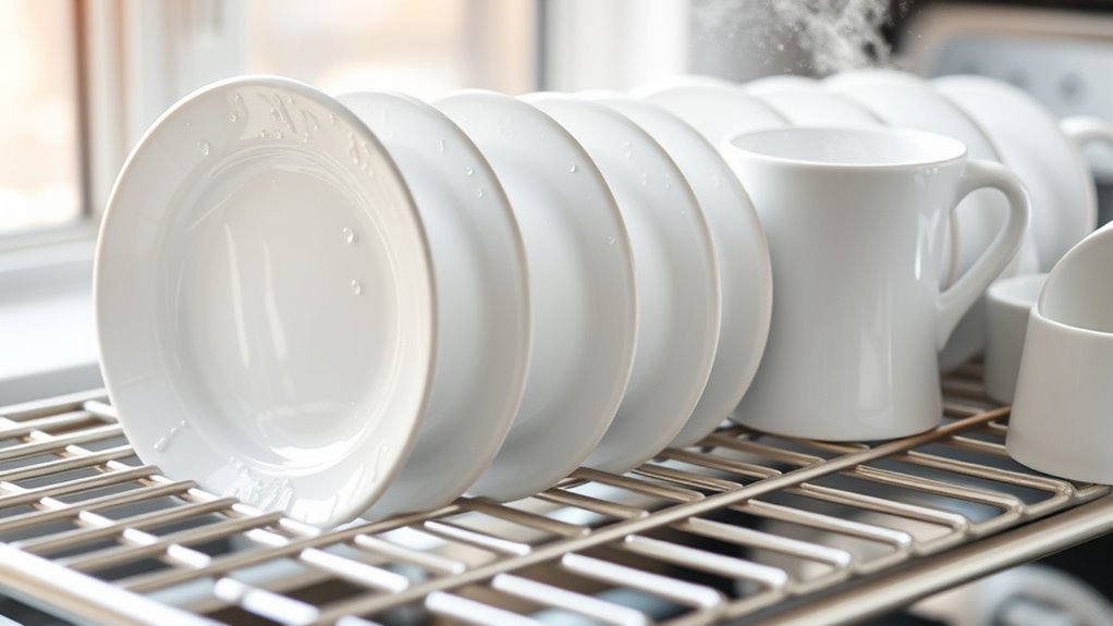 air dry dishes thoroughly