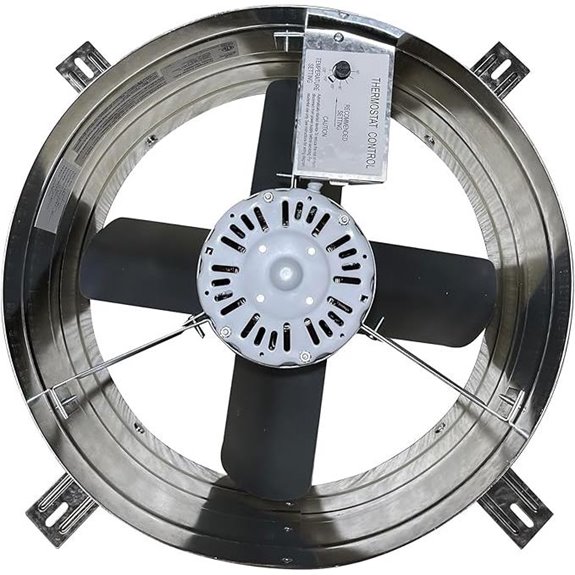 iLiving Gable Mount Attic Fan with Thermostat