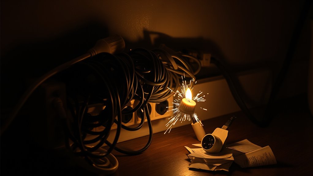 avoid circuit overload fires