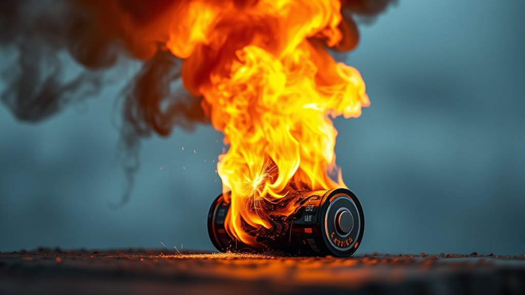 battery damage causes fires