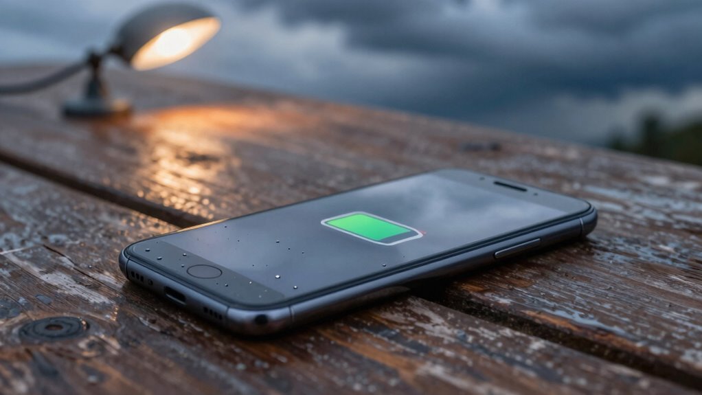 battery drain during outages