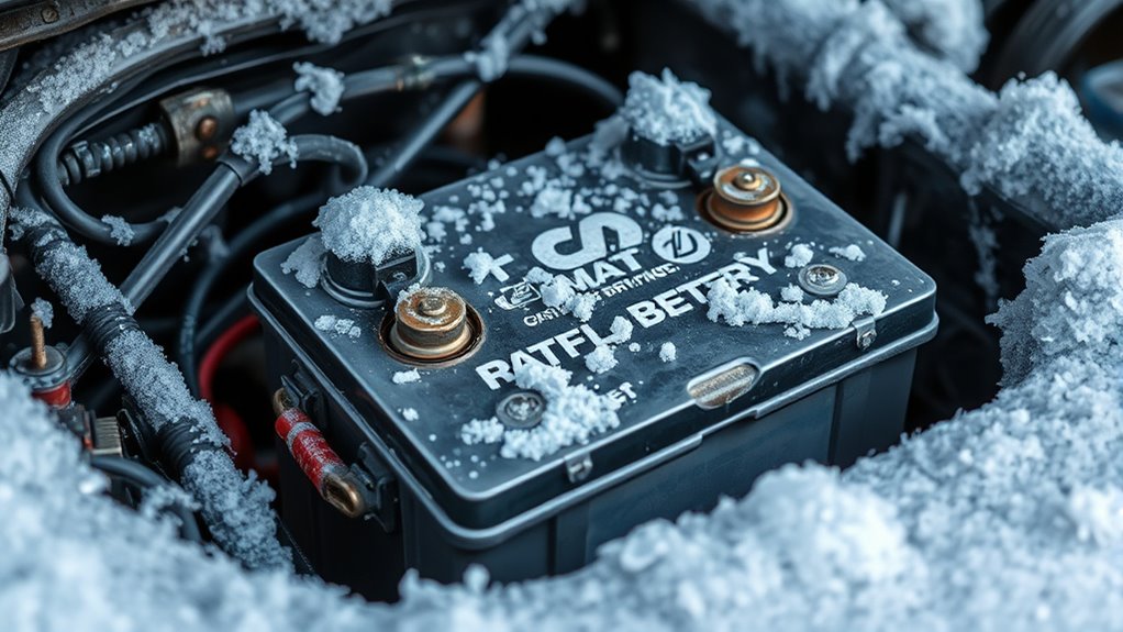 battery weakness signals in cold