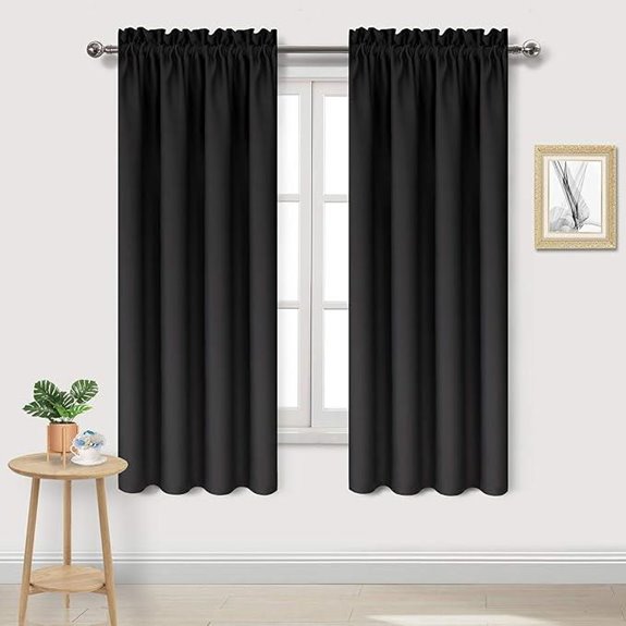 DWCN Blackout Curtains Thermal Insulated 2 Panels