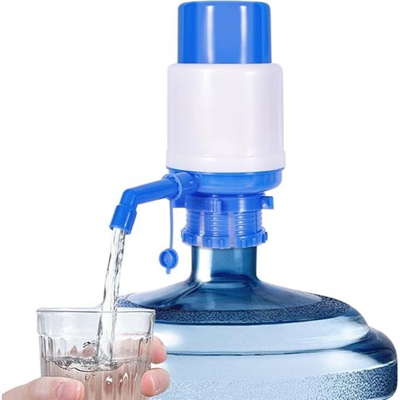 5 Gallon Water Pump with Brush (Blue)