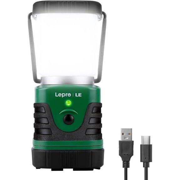 Lighting EVER 1000LM LED Camping Lantern with Power Bank