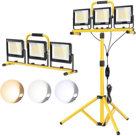 32000LM LED Work Light with Tripod